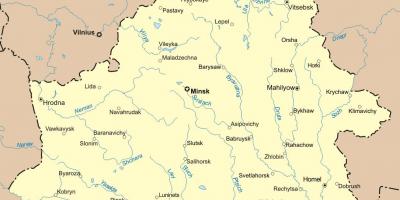 Kort af belorussia